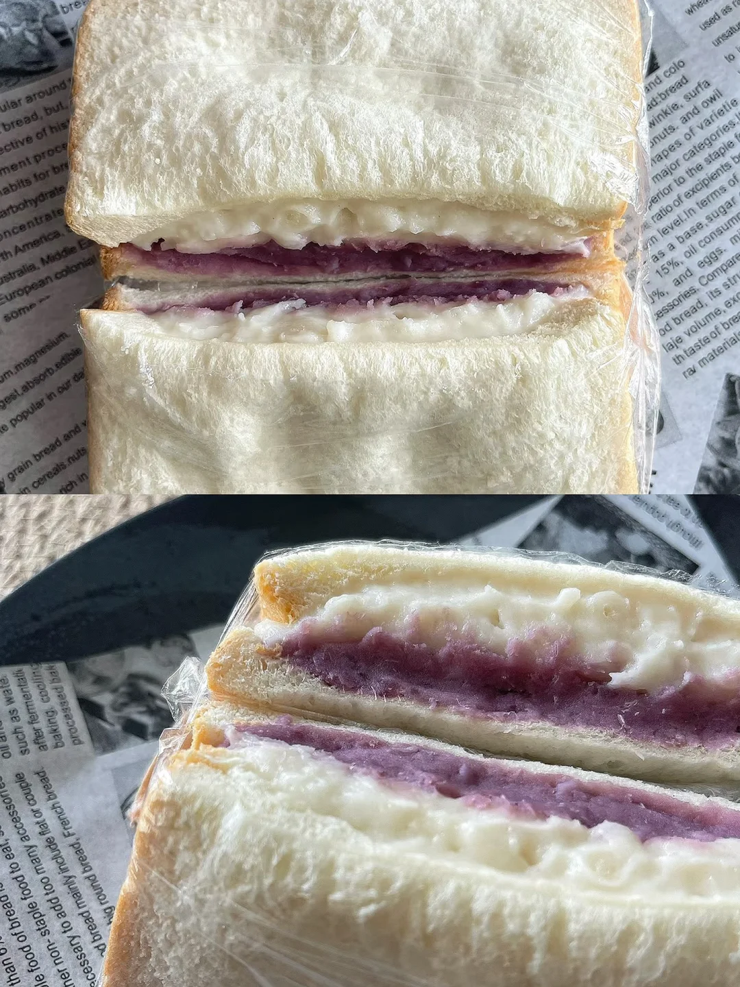 芋泥麻薯三明治…糯叽叽的周一早餐准备完毕