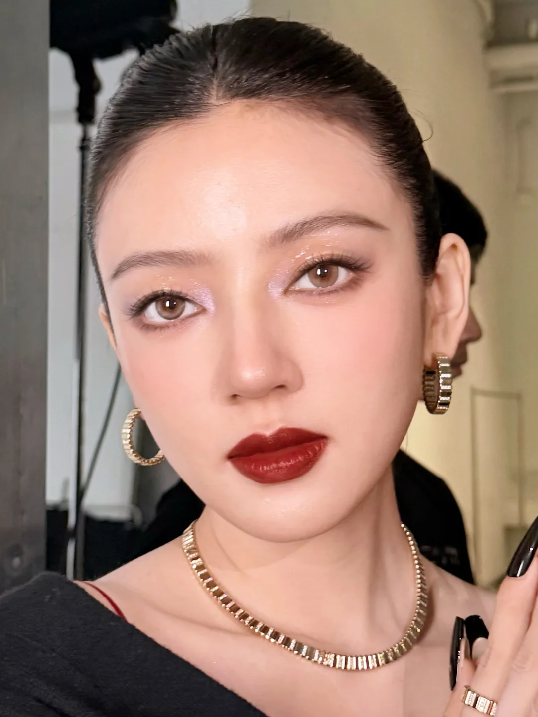 给何瑞贤画的冷艳女王妆容💄
