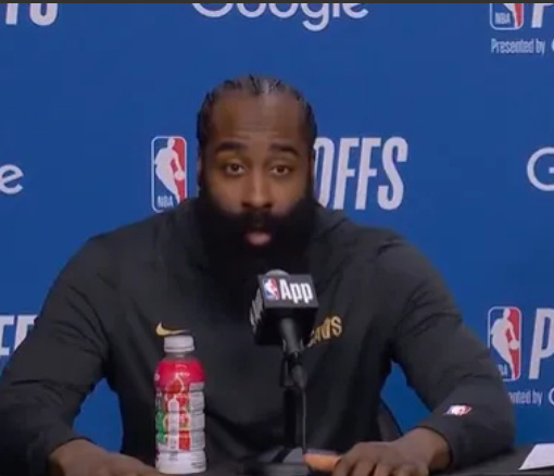 哈登谈过去三场回暖：我在学习季后赛如何给米切尔当副手  NBA季后赛...