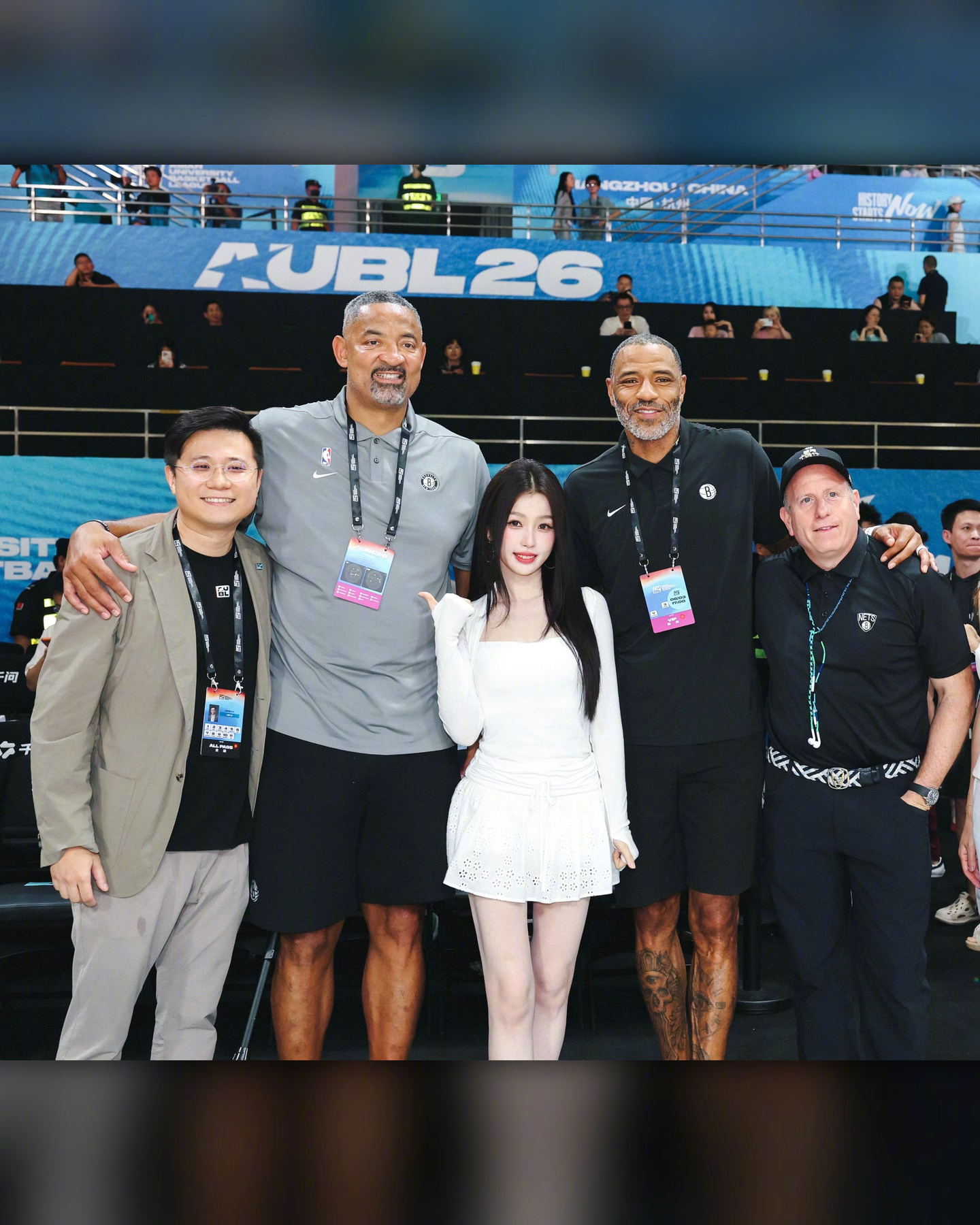 篮球的热爱，在不同世代之间延续🏀  篮网球员夏普与NBA朱万-霍华德...