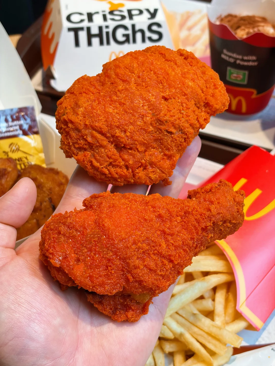 麦门集合🙋‍♀️史上最辣麦当劳炸鸡吃上了！