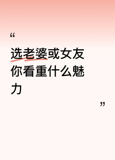 <p>选老婆或女友你看重什么魅力中间的 <!--{img:0}--><...