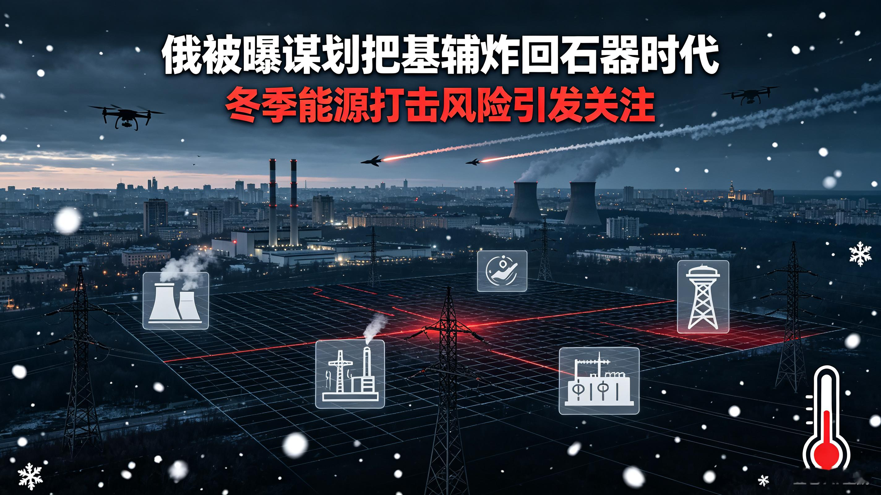 俄被曝谋划把基辅炸回“石器时代”？背后是一场冬季能源战