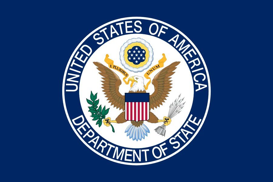 美国国务院：  “美国欢迎委内瑞拉临时总统德尔西·罗德里格斯和委内瑞拉...