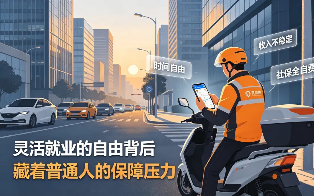 养老无望、社保难缴，被吹捧的灵活就业，藏着底层的困局