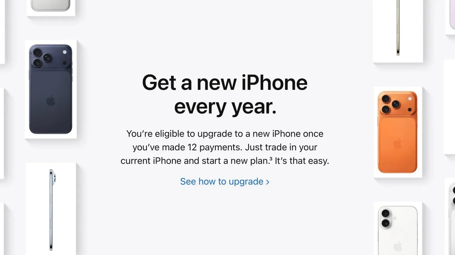 全新租赁计划 Apple Upgrade 今日在美国推出并全面替代旧方...