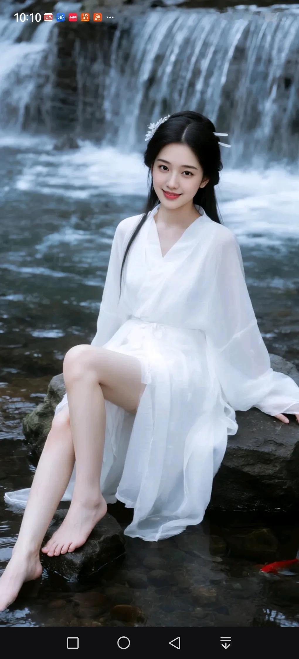 清纯美女颜值内修温情美丽