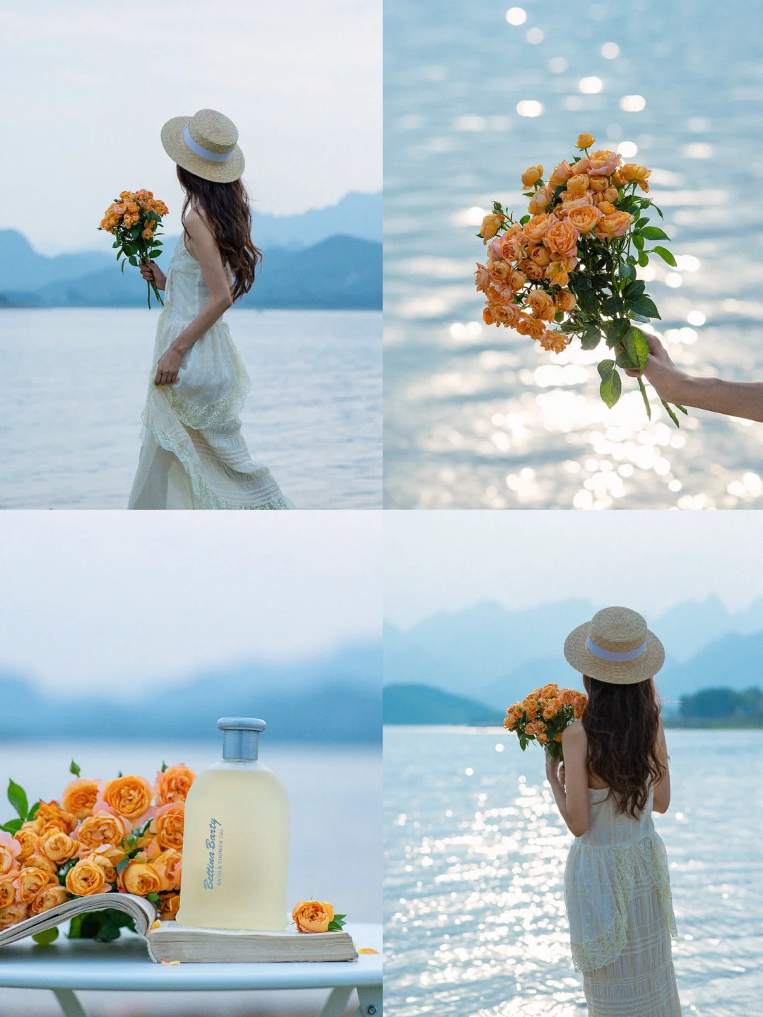 夏日湖边氛围感拍照|仿胶片感滤镜调色教程