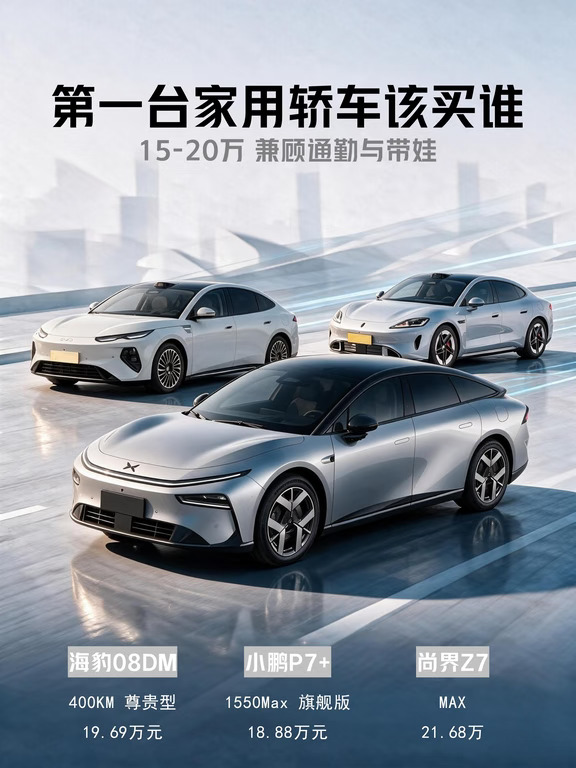 15-20万家用轿车：通勤带娃到底选谁🚗