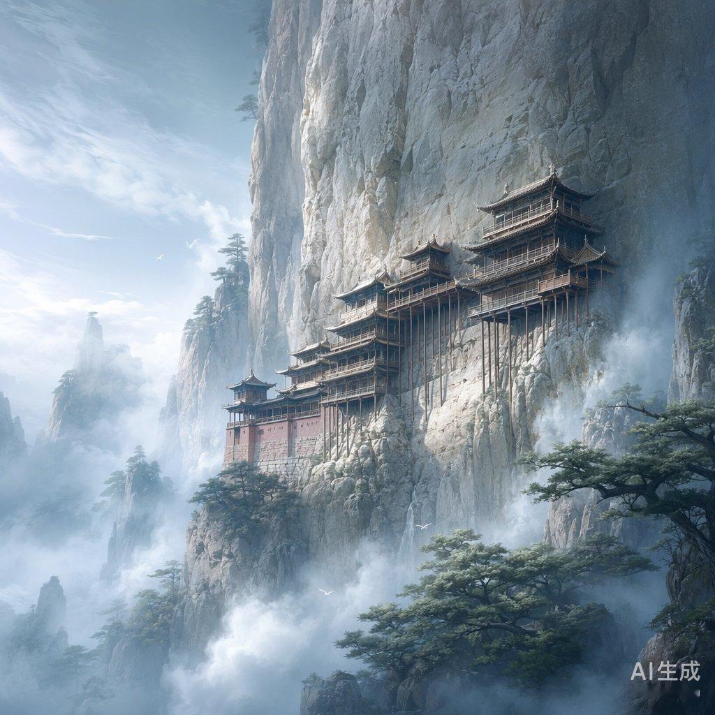 这《八仙！》后劲有点大，尤其是钟离权和吕洞宾在悬空寺对峙那场戏，那种凌...