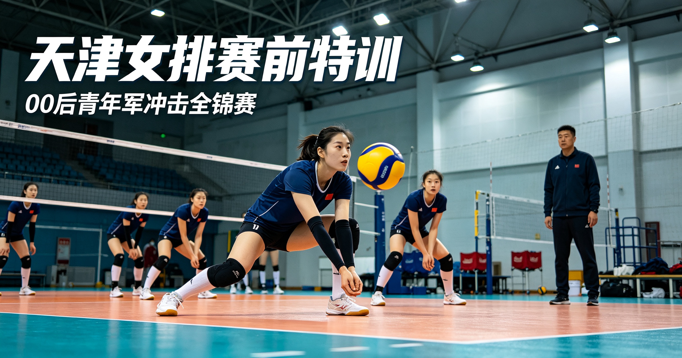 全锦赛倒计时2天！天津女排抵顺德适应场地，00后新军重点打磨“局末抗压一传”
距离全国女排锦标赛正式开赛只剩2天，天津女排全队已经抵达广东顺德赛区，开启赛前场地适应训练。本次出征队伍以00后年轻选手为主，李盈莹、王媛媛等主力队员缺席，是这批青年小将独立检验夏训成果的关键一战。

和基地封闭训练不同，