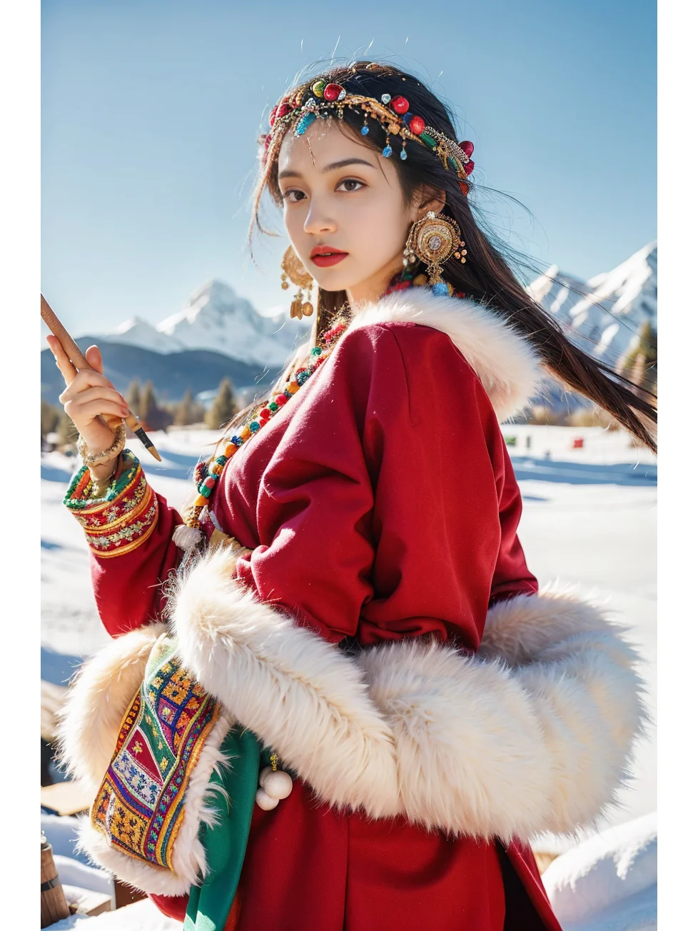 【ai照相馆】一组藏服系列照片