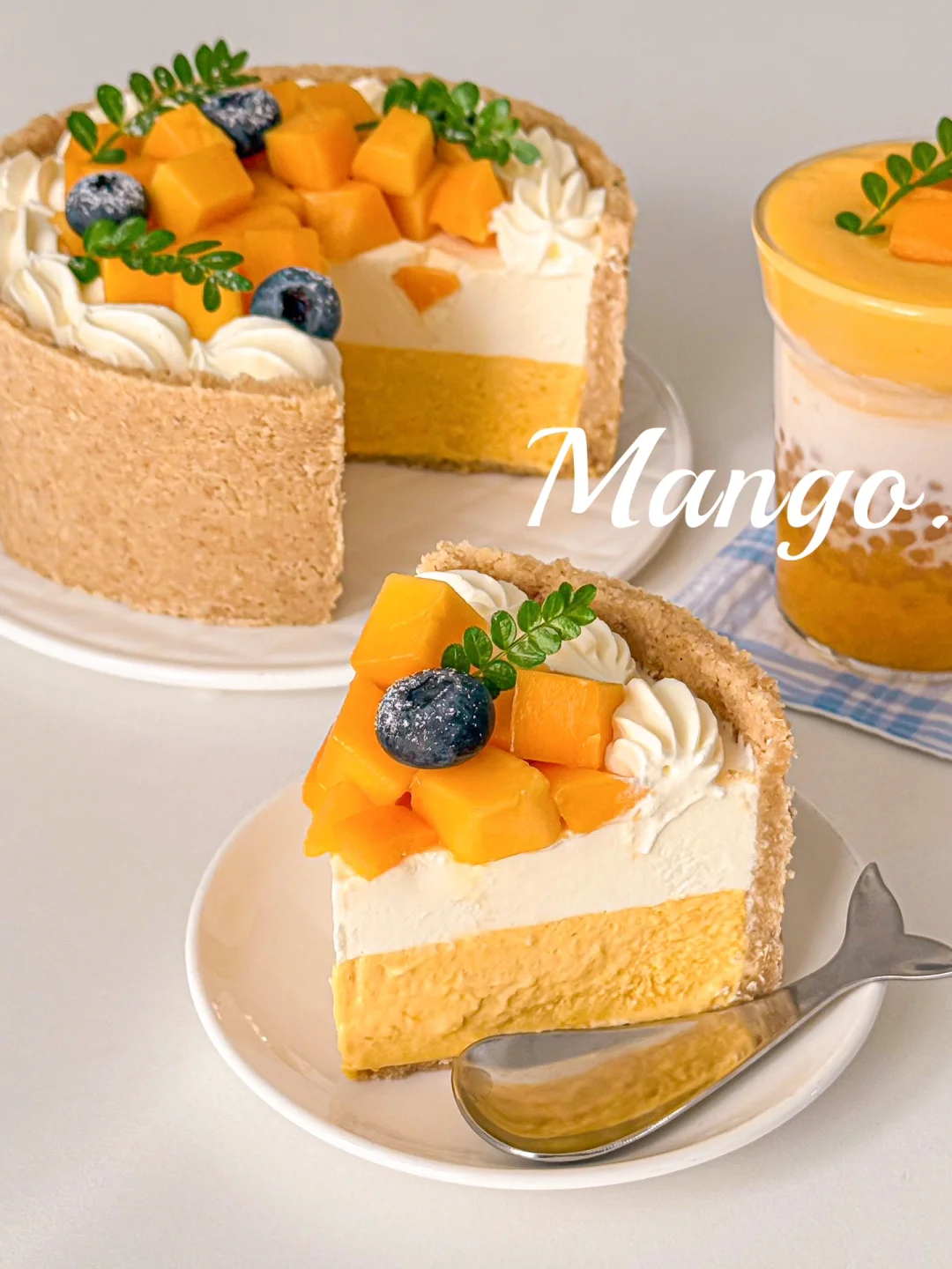 免烤箱‼️芒果酸奶慕斯🥭入口即化超丝滑✨