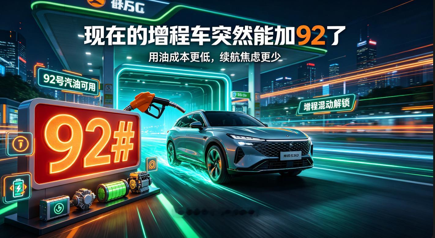 增程车加92，什么时候成新闻了？ 结果仔细一扒，还真是新闻。理想、问界...