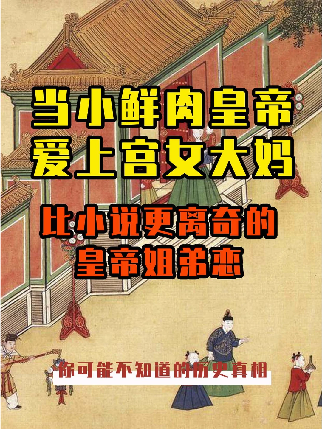 ~小鲜肉皇帝爱上宫女大妈~皇帝也玩姐弟恋