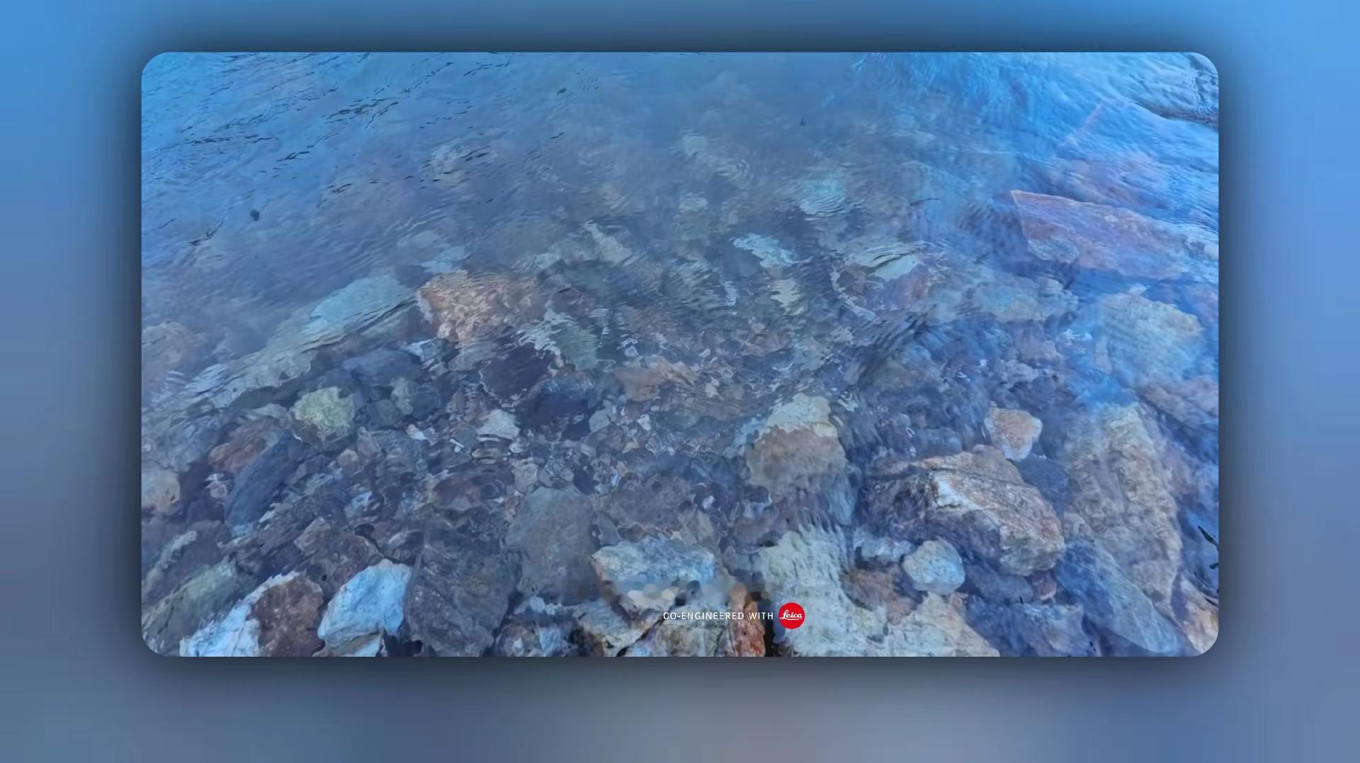 看得见水底的石头，看不清心里的念头风光摄影  影石insta360 成长计划
