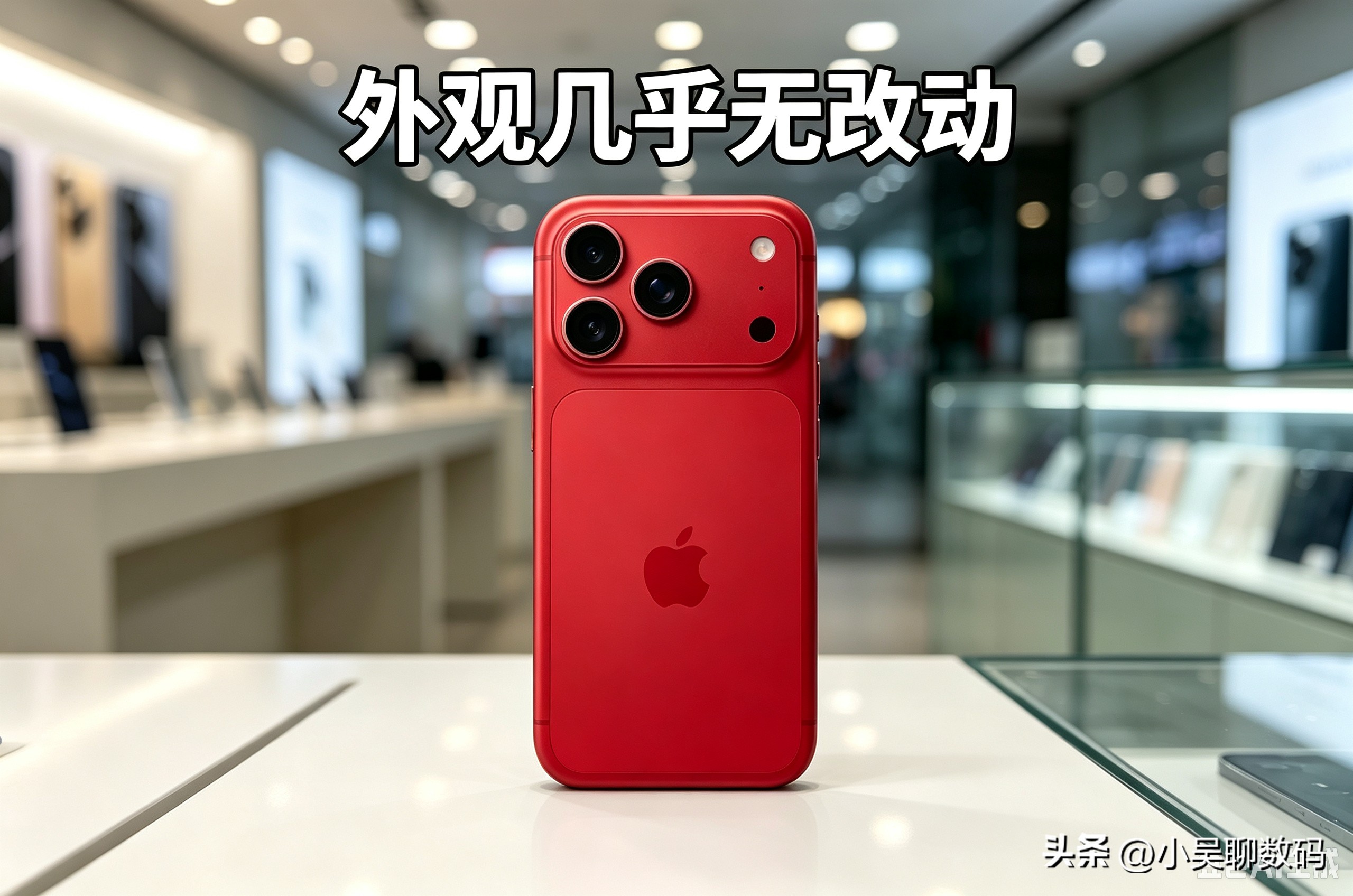 小道消息iPhone18Pro价格上涨9999起步价，但综合性能与外观几乎没有任何改动，就连手机壳都通用，要说升级也只在CPU和灵动岛上略微调整，今年的iPhone18怕是要成为史上改动最小的iPhone。