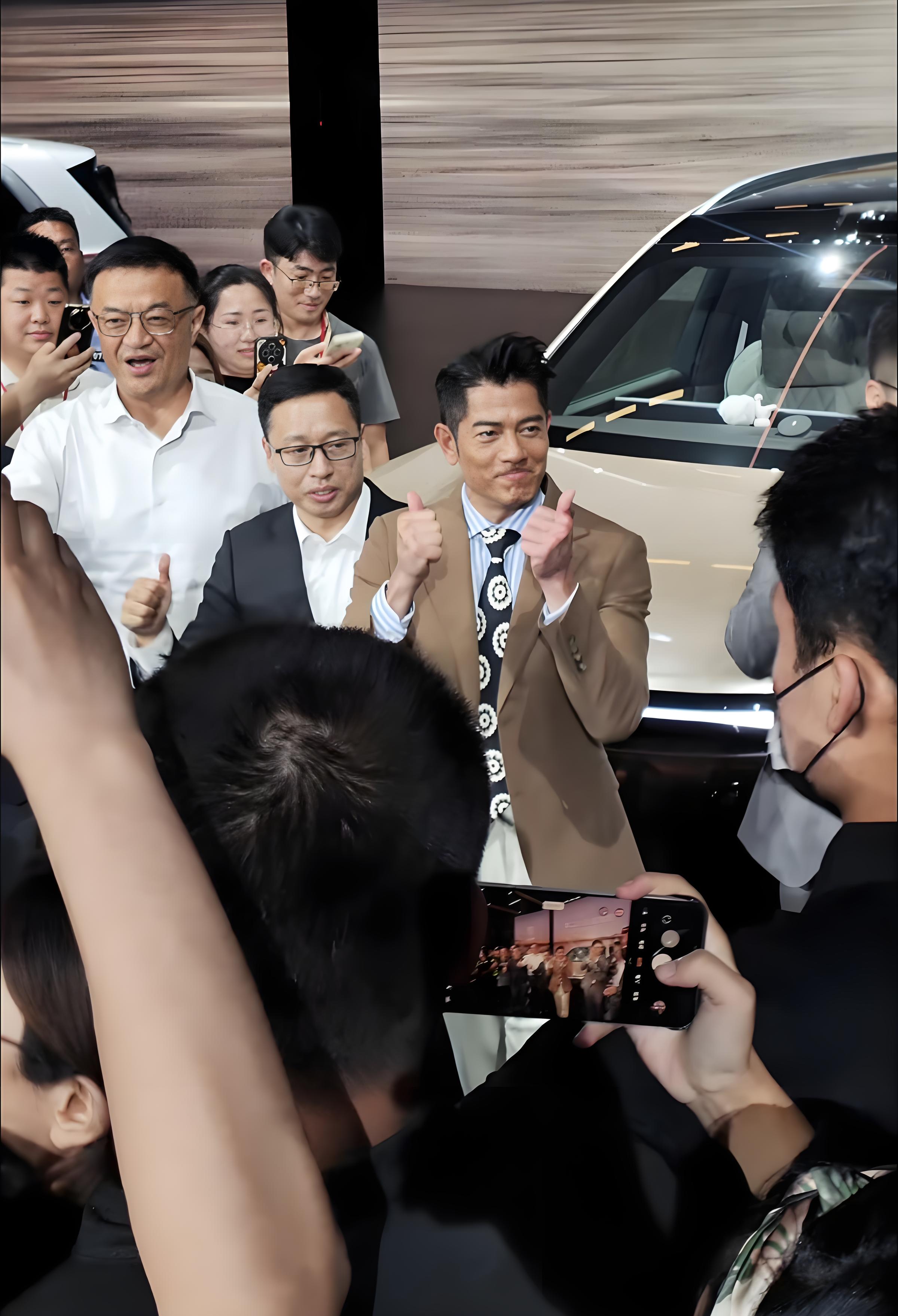 不老男神郭富城现身奕境X9汽车发布会，品牌全球代言人郭富城
