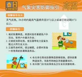 【黄埔高温橙色预警信号】预计未来三天我区最高气温将接近或达到37℃，黄...