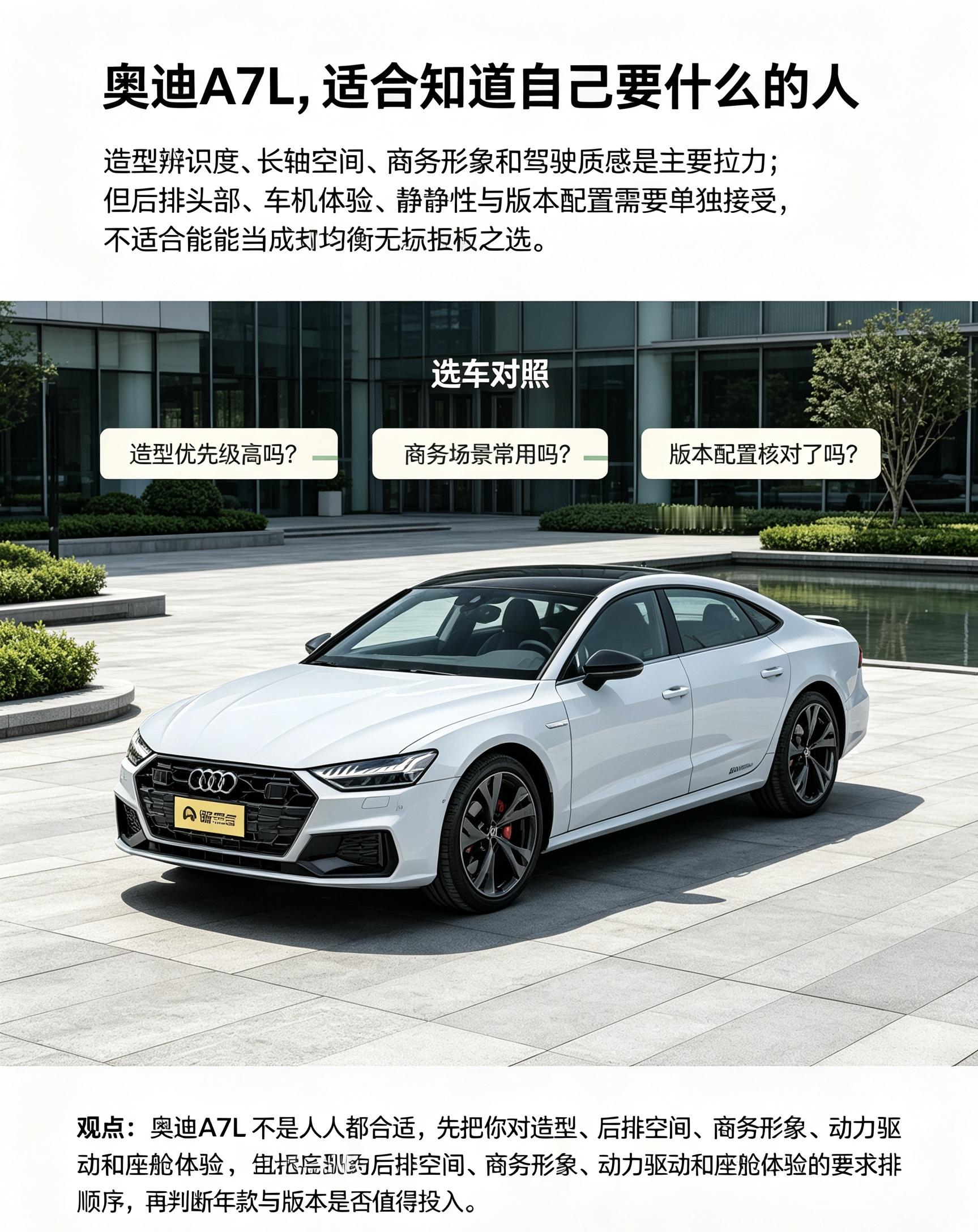 奥迪A7L，懂需求的人选它不亏