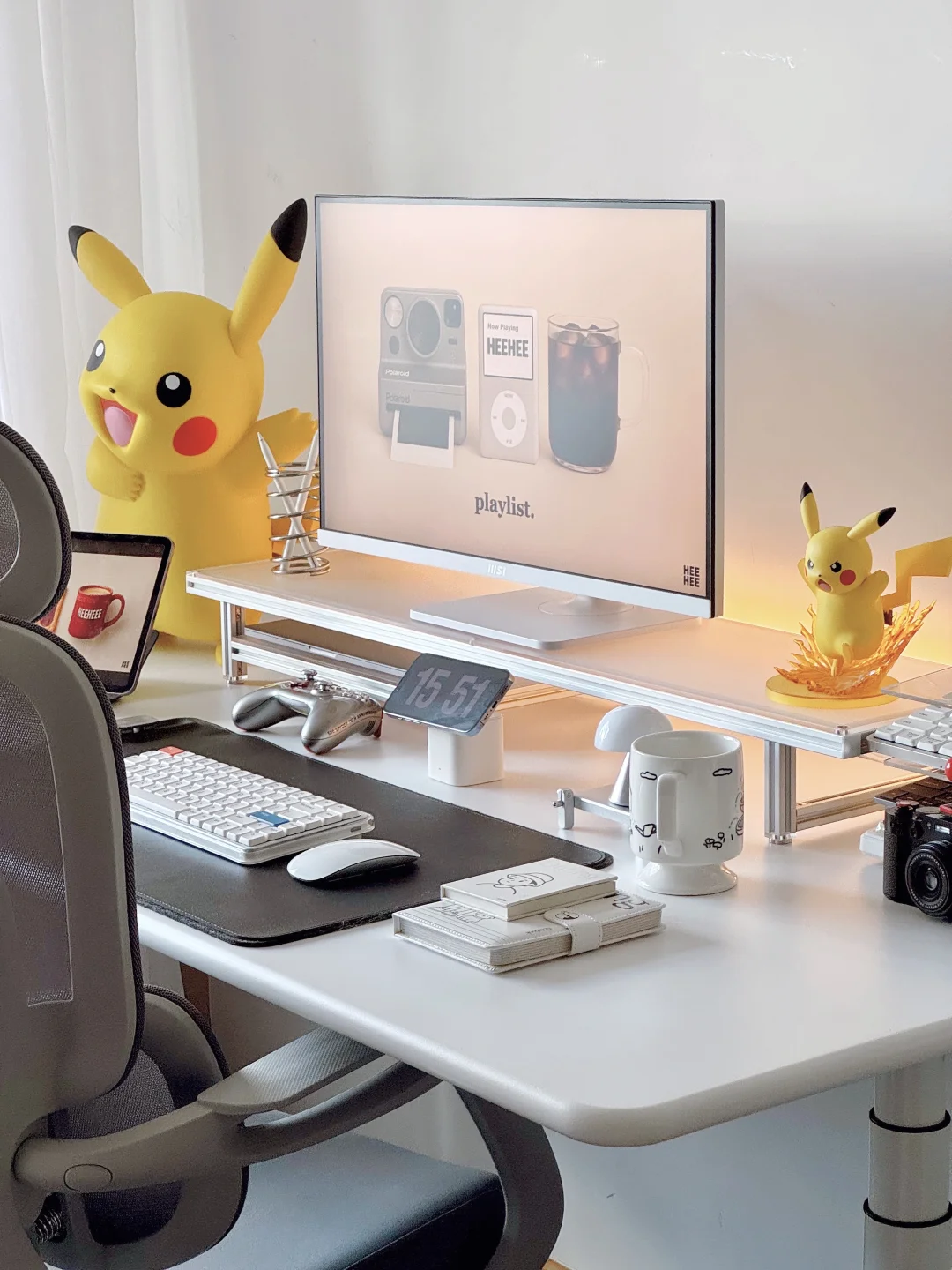 书桌日常｜享受i人宅家的松弛感！