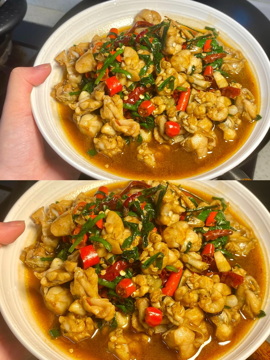 破防了 牛蛙真是怎么炒都好吃🤤真想天天吃