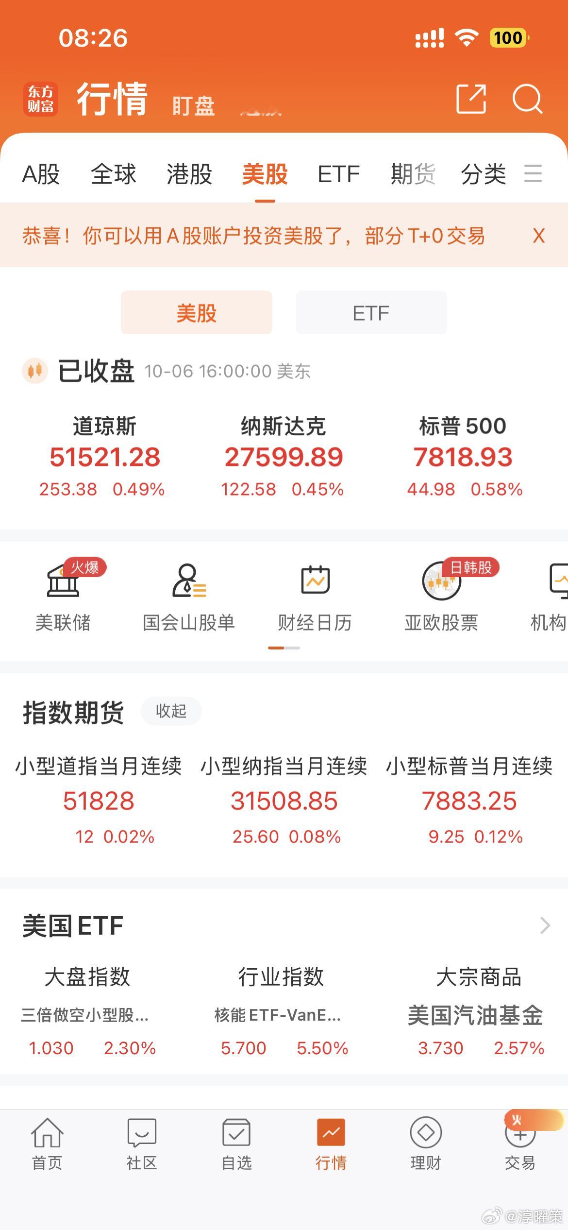 北京时间 10 月 7 日凌晨，美股三大指数集体收涨，纳指与标普 500 双双创下收盘新高。道指上涨 0.49%，纳指收涨 0.45%，标普 500 上涨 0.58%。美债收益率回落，市场情绪回暖，大型科技股多数走高，亚马逊、微软、特斯拉收红。

盘面出现明显分化，光通信、储能板块走强，但存储芯片板块大幅走弱，希捷 ​
