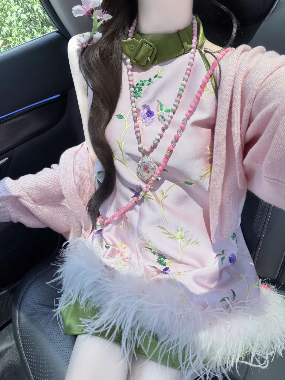 漂亮是一种感觉🫧秋天粉色新中式～🌸