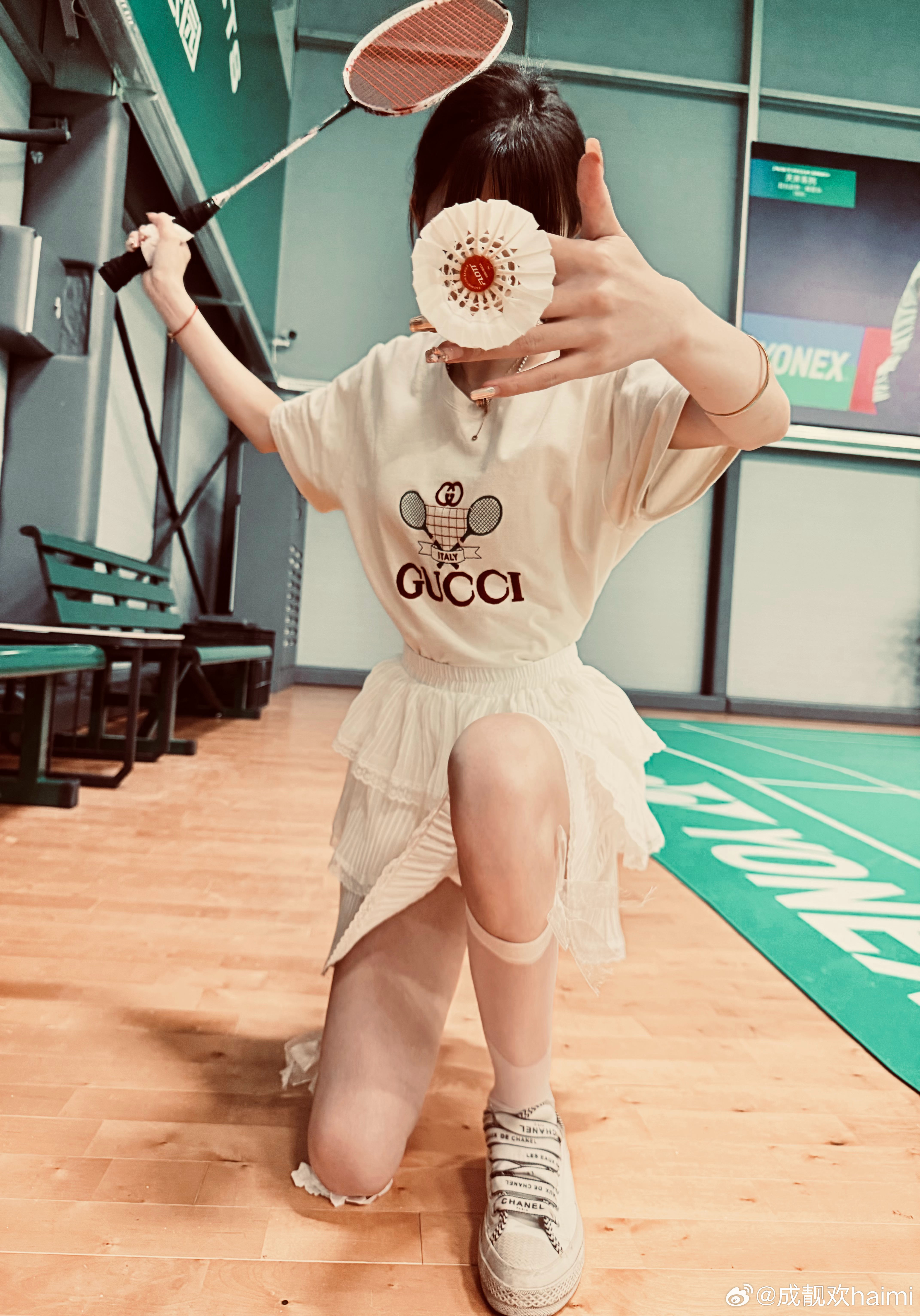 打羽毛球[超话] 不管谁是对的谁是错的 动起来准没错 成靓欢haimi[超话]  ​​​