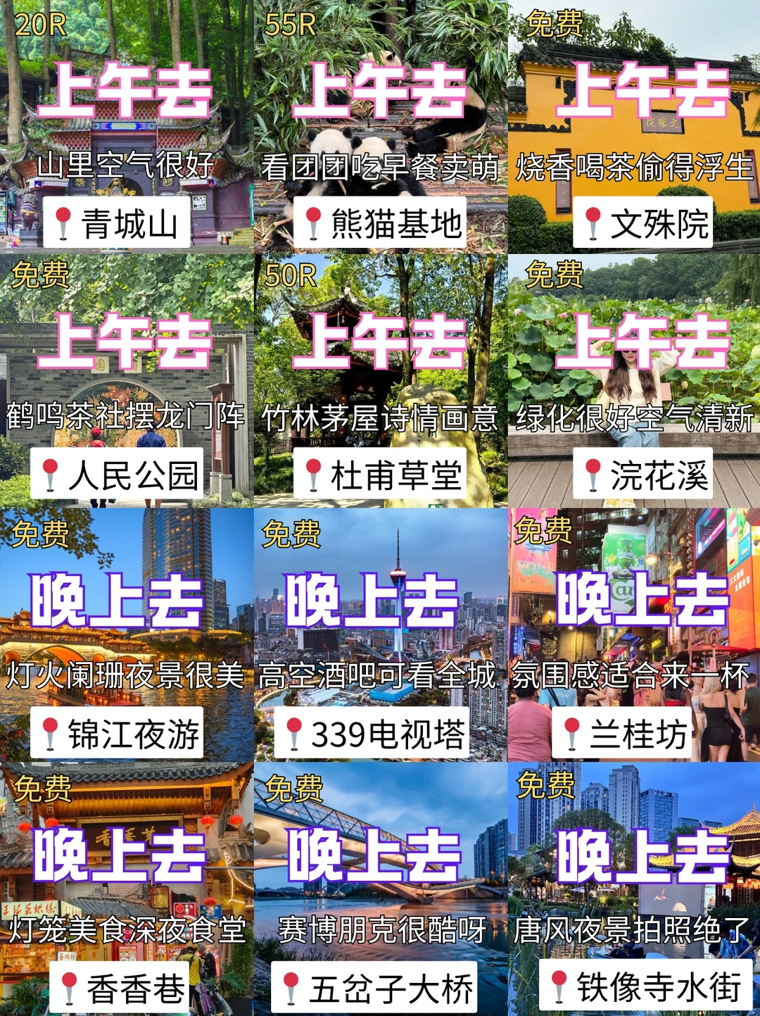 对我的成都攻略满意到睡不着。。。