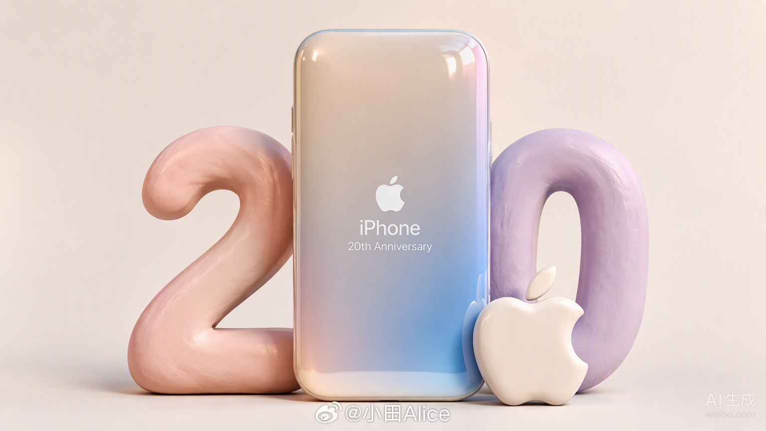 20周年版iPhone大概率要跳过19直接叫iPhone 20了，这操作跟当年十周年出iPhone X如出一辙。不过比起名字，我更在意为了配得上这个“里程碑”，苹果在设计和交互上憋了什么大招。

传闻这次内部代号“Glasswing”，主打一整块玻璃的视觉体验。四曲面屏配合极窄边框，正反面都是圆润的弧度，拿在手里的触 ​