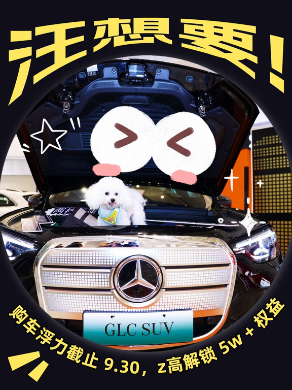 换纯电 GLC，再也不用取舍行李和毛孩子🐶