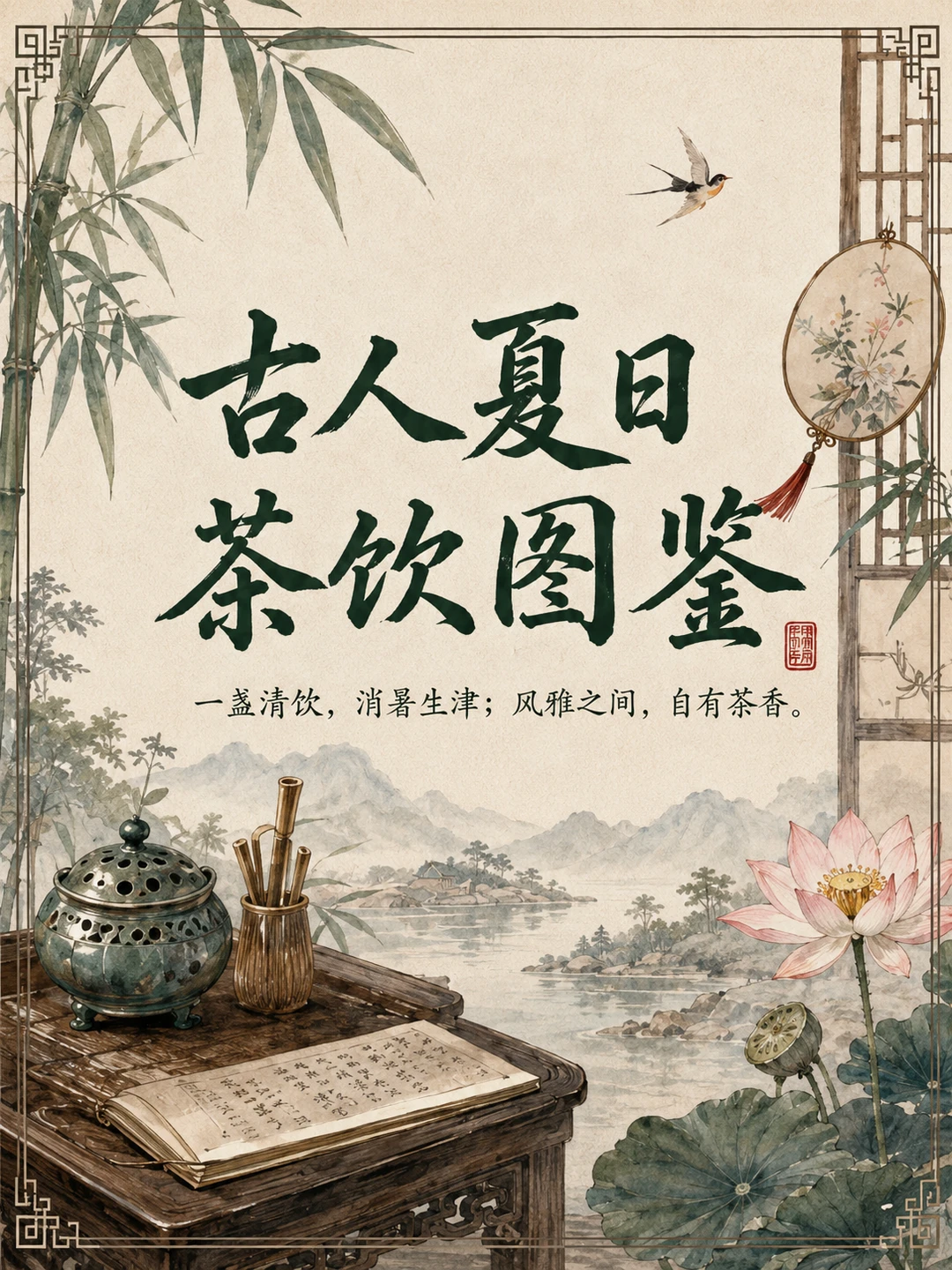 热得没招了，老祖宗的夏日漂亮水花样真多