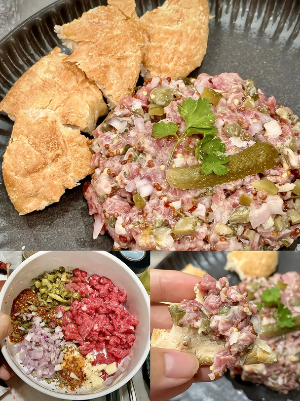 缺德舅一站式轻松还原法餐经典牛肉塔塔