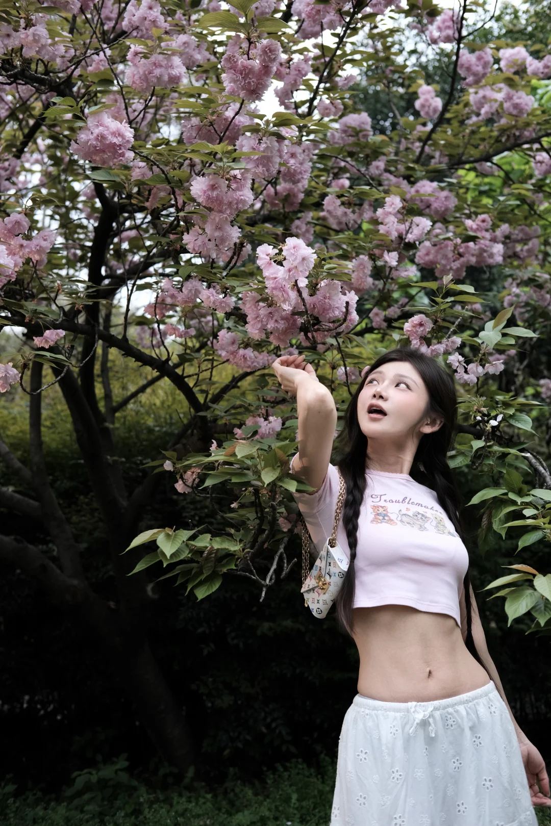 在武汉 4.6晚樱也很美～免费逛公园🫧