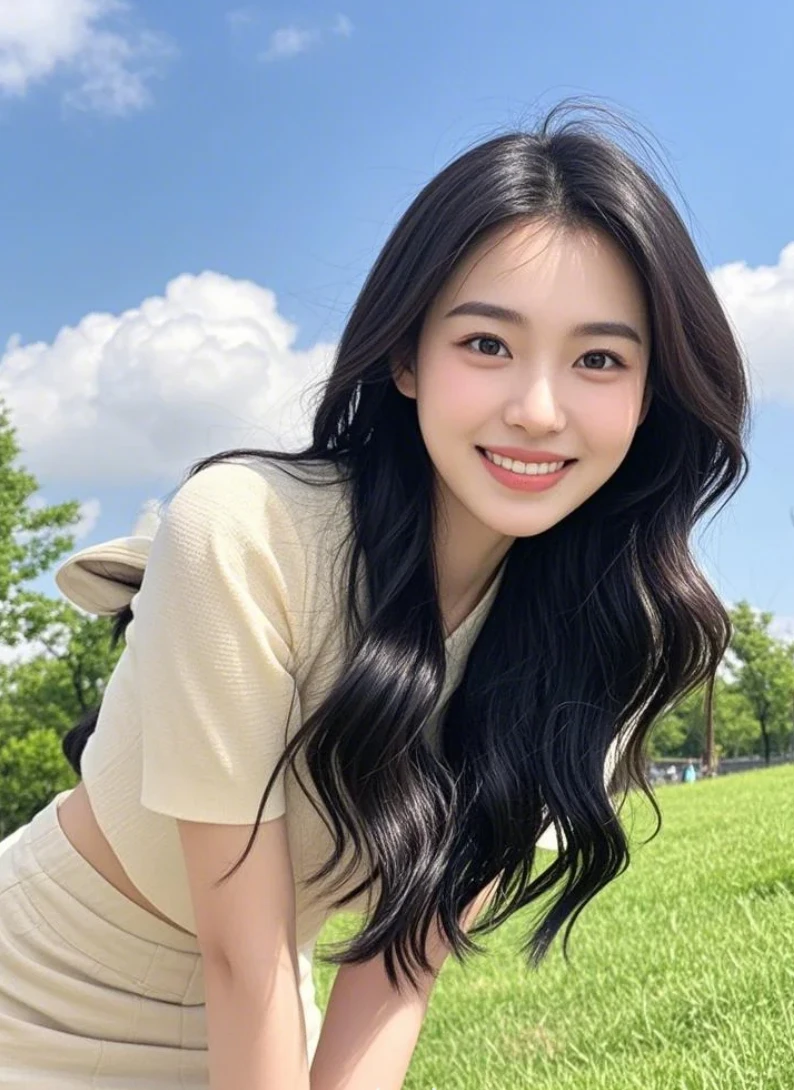 今天的心动时刻来袭：穿着皮裙的小姐姐简直太迷人了，她就像是发光的存在！