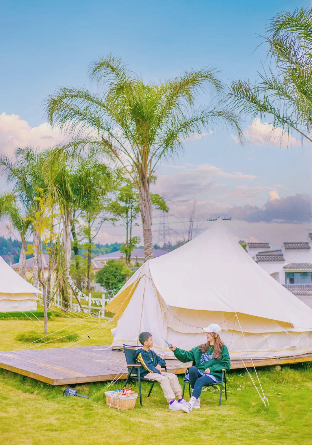 重庆露营地⛺️主城40分钟的小济州岛耶！