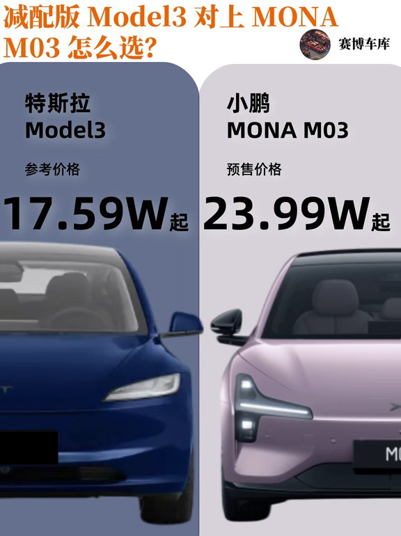 Model3对上MONA M03怎么选？