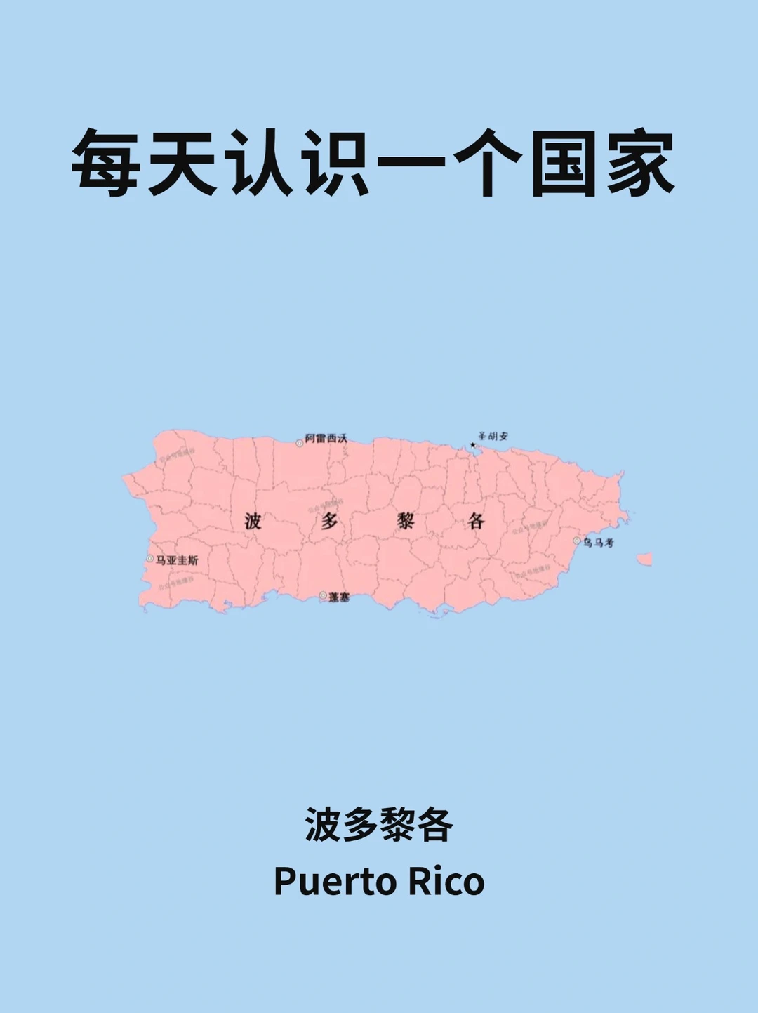 每天认识一个国家—波多黎各🇵🇷