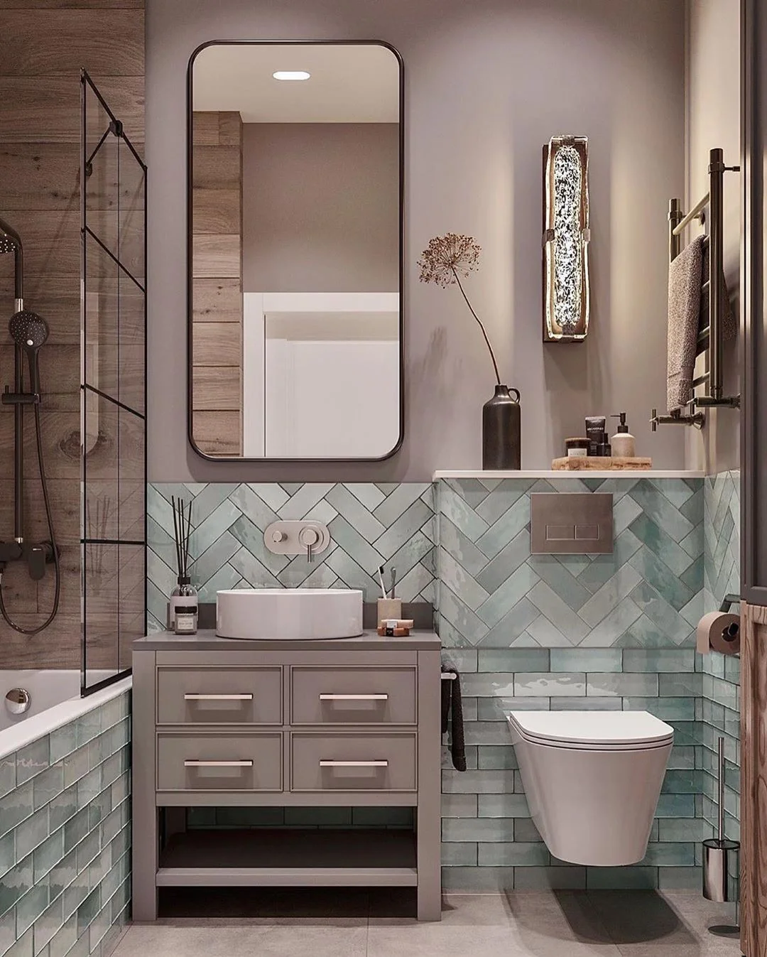 房子装修|小户型卫生间，干湿分区实用设计