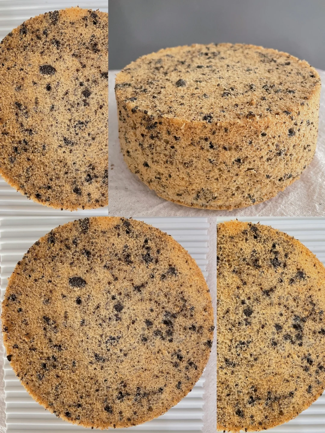 🍪奥利奥戚风蛋糕｜详细教程🔎｜不塌腰不凹陷