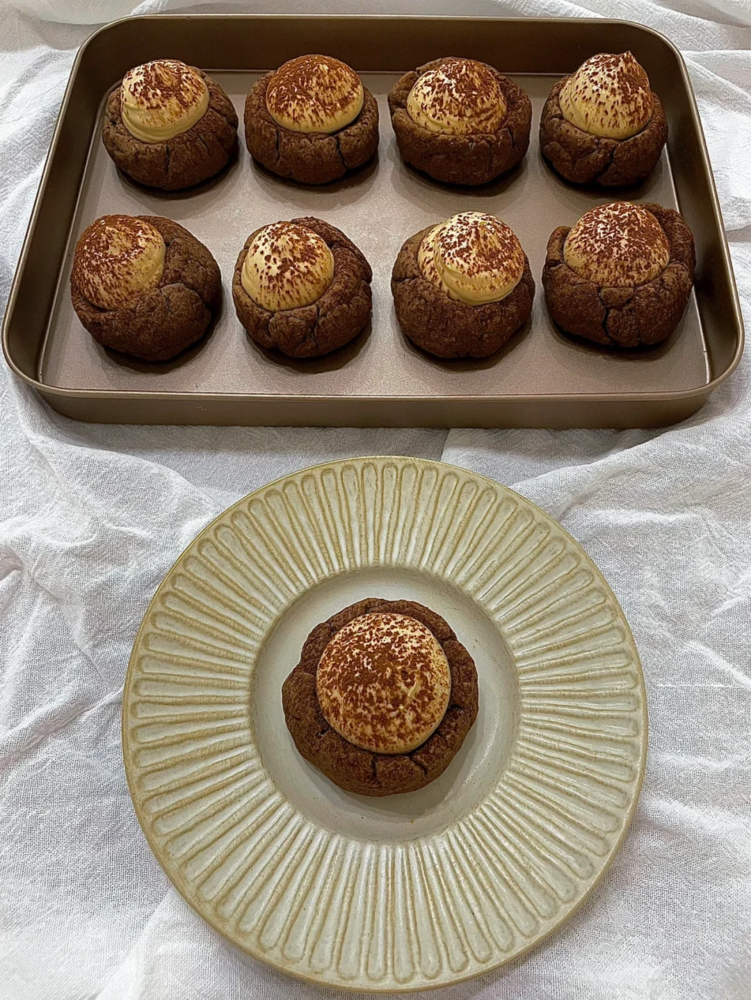 🍪提拉米苏奶酪曲奇｜🔎详细教程