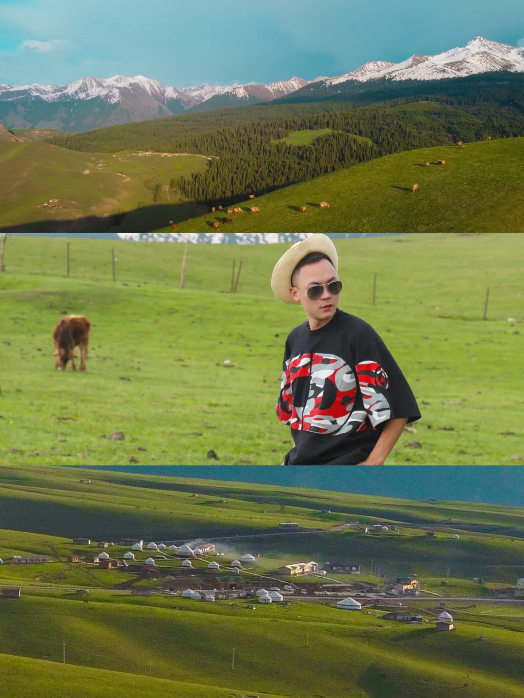 从库尔德宁到琼库什台，走人少县道景色很美