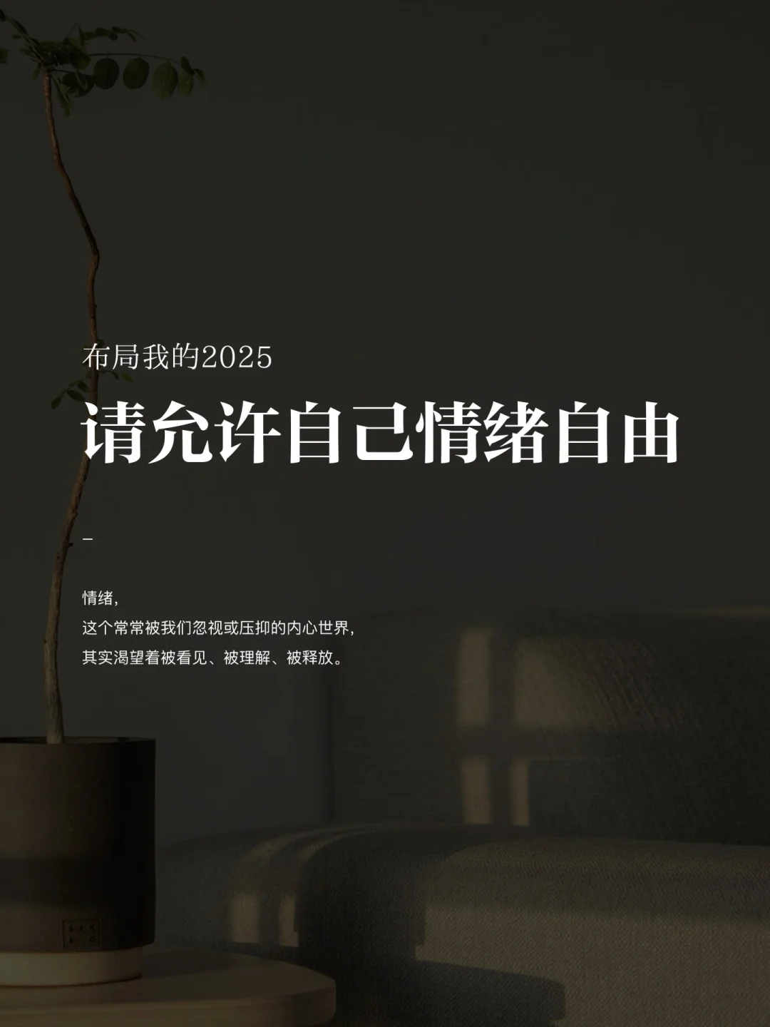 “2025，请允许自己情绪自由”