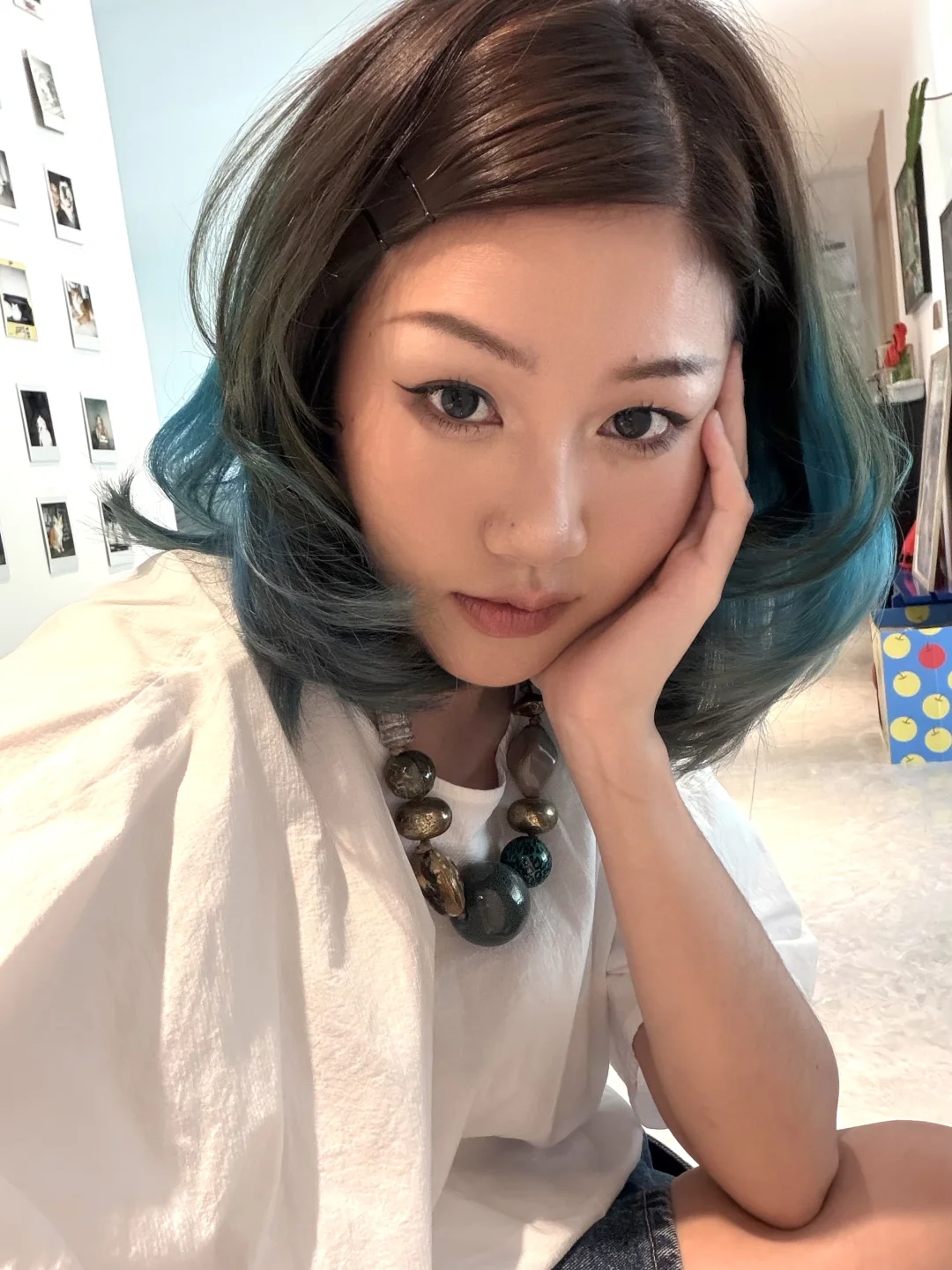 今天的妆太古早了谢谢手🫰