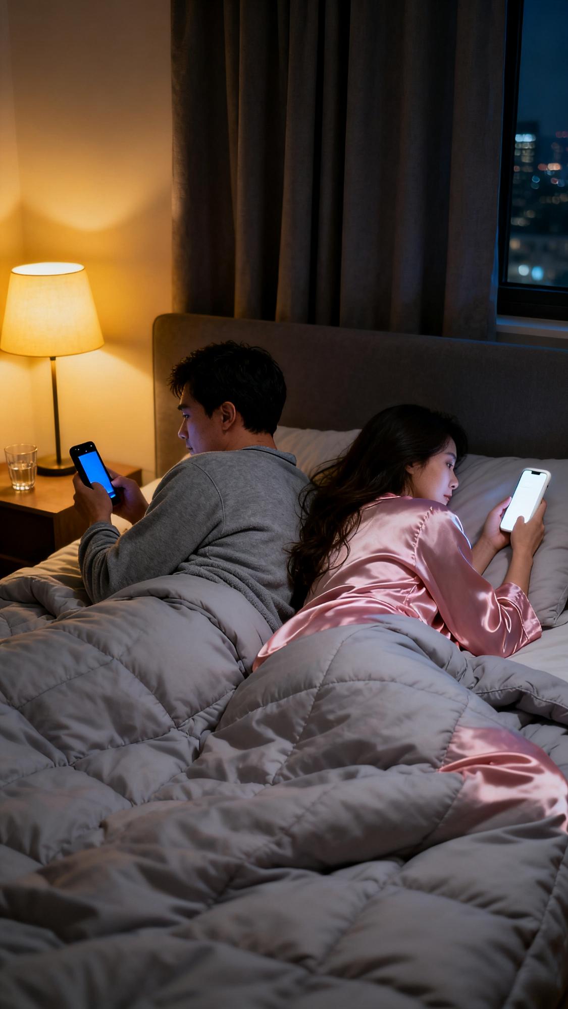 细算一下，夫妻俩能踏实睡一个被窝的日子，其实一辈子满打满算也就刚结婚时...