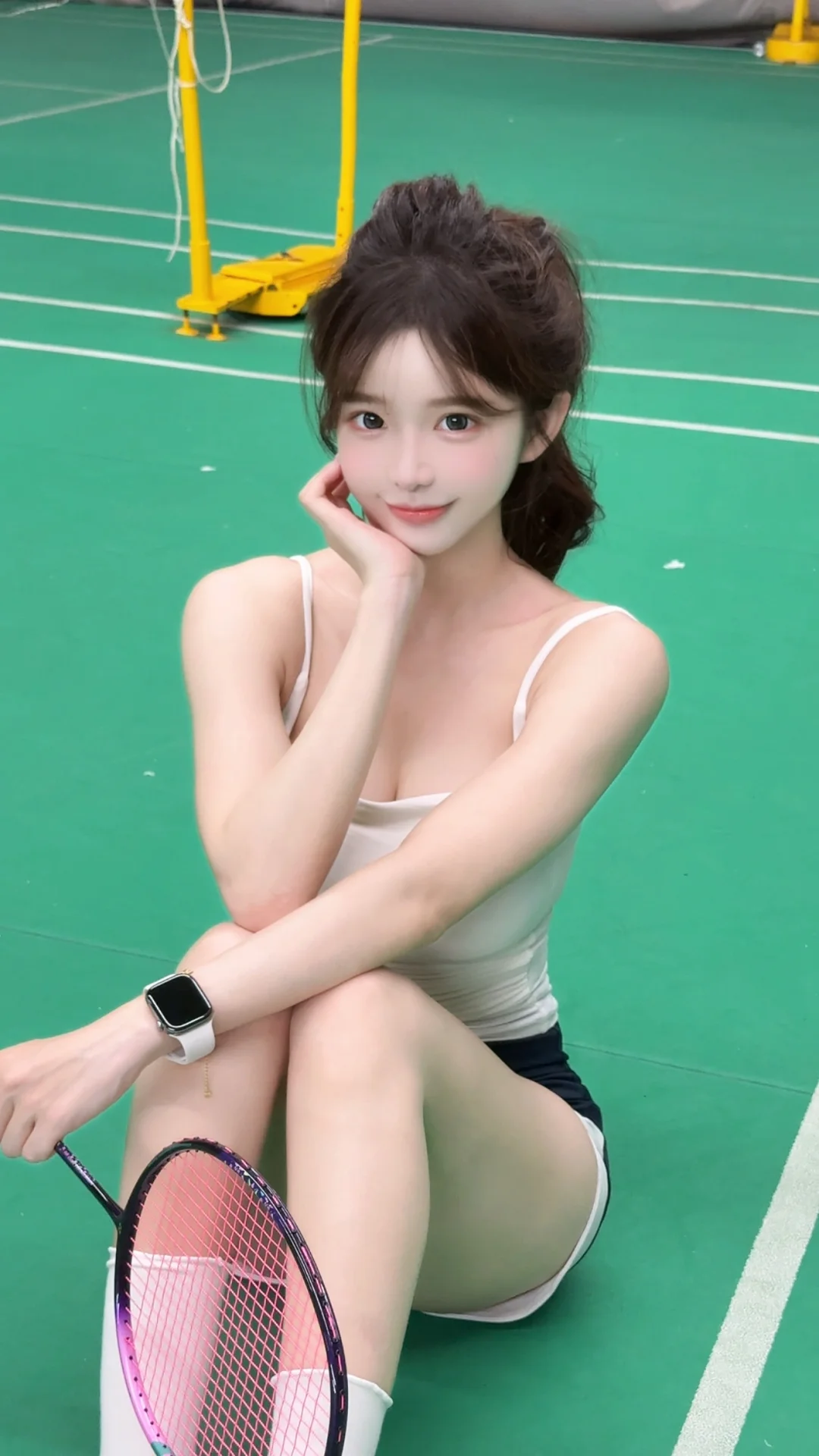 跟我一起打羽毛球🏸