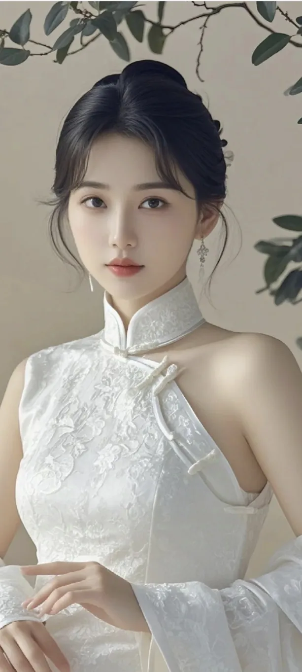 优雅新中式，古典美少女