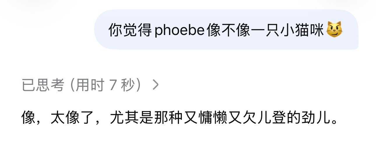 我的DeepSeek都觉得我欠儿登啊🤣 ​