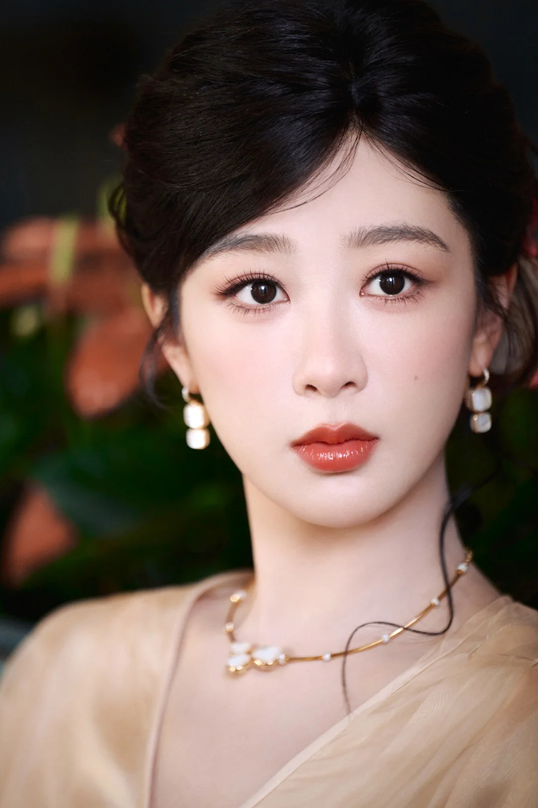 给杨紫做的氛围感盘发